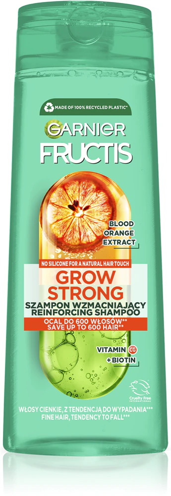 Garnier Grow Strong strengthening shampoo for fine hair
