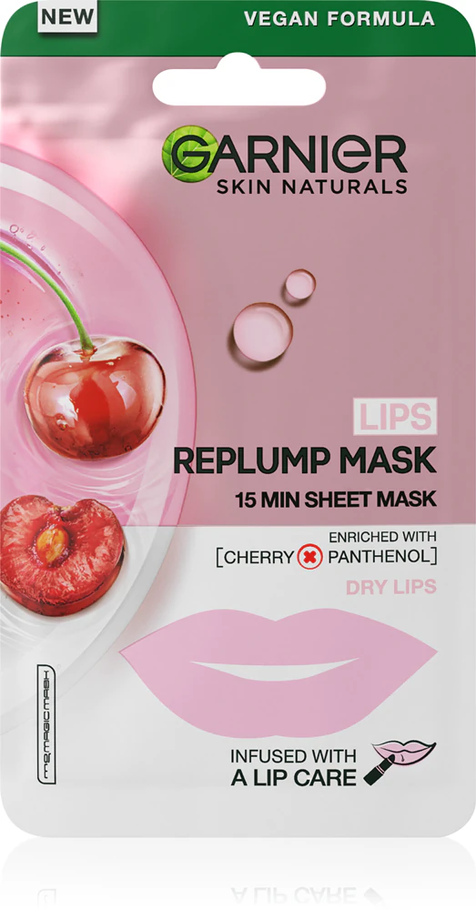 Garnier Skin Naturals Lips Replump Mask plumping mask for lips