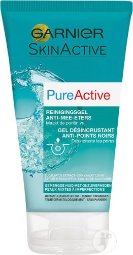 Garnier Skin Naturals SkinActive PureActive Cleansing Gel Anti-Blackhead Tube 150ml