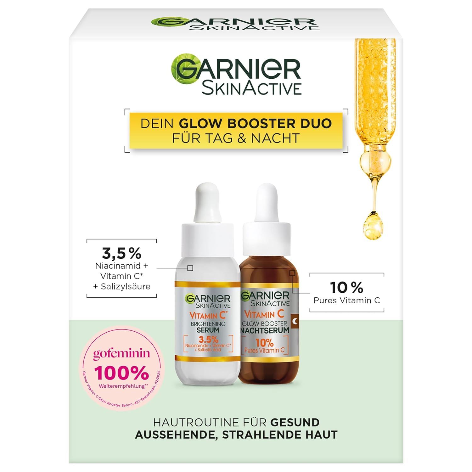 Garnier Vitamin C Glow Booster Serum Duo Day & Night