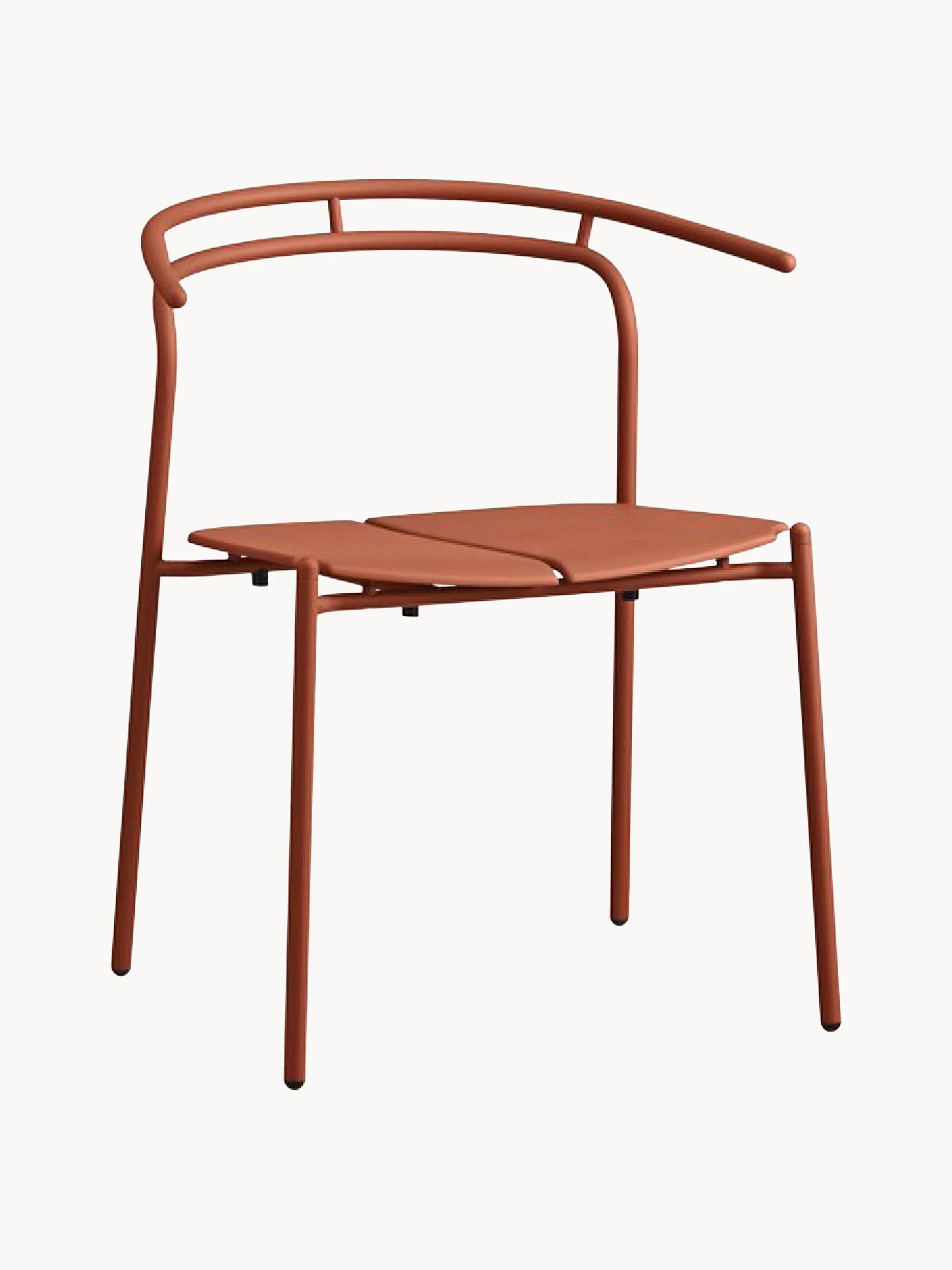 AYTM Novo garden armchair made of metal - terracotta