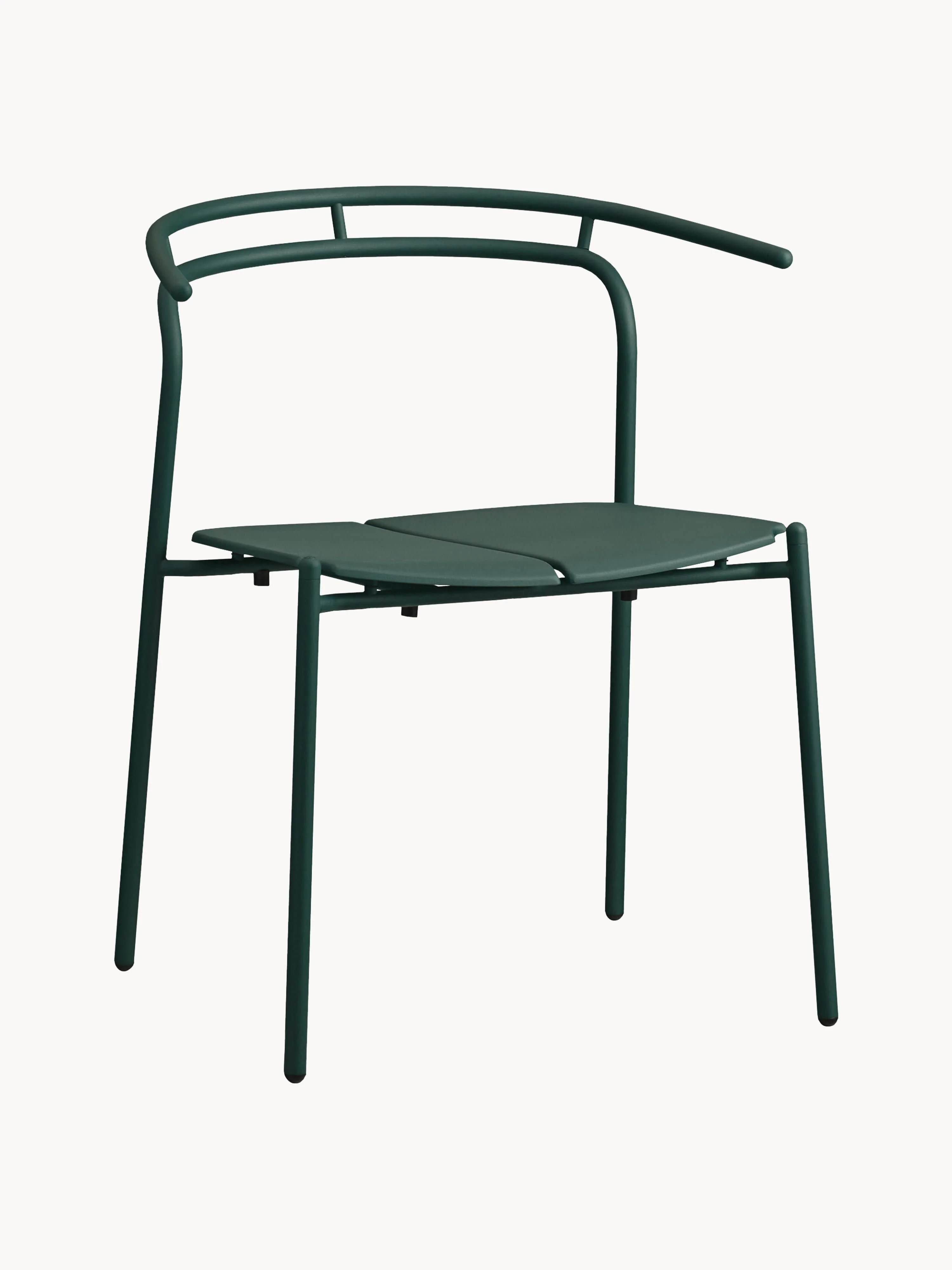 AYTM Novo garden armchair made of metal - Dark green