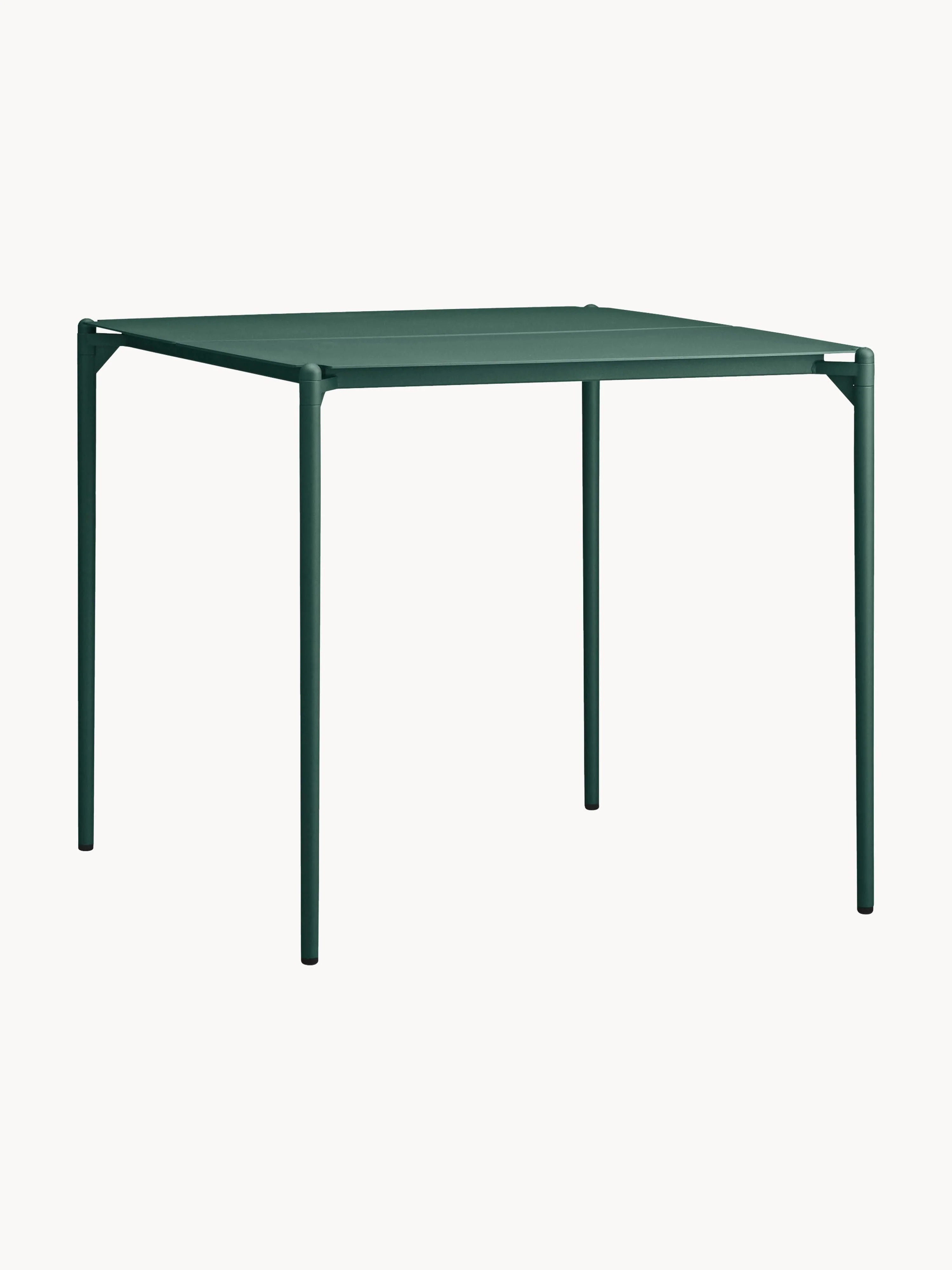 AYTM Novo metal garden dining table, Dark green