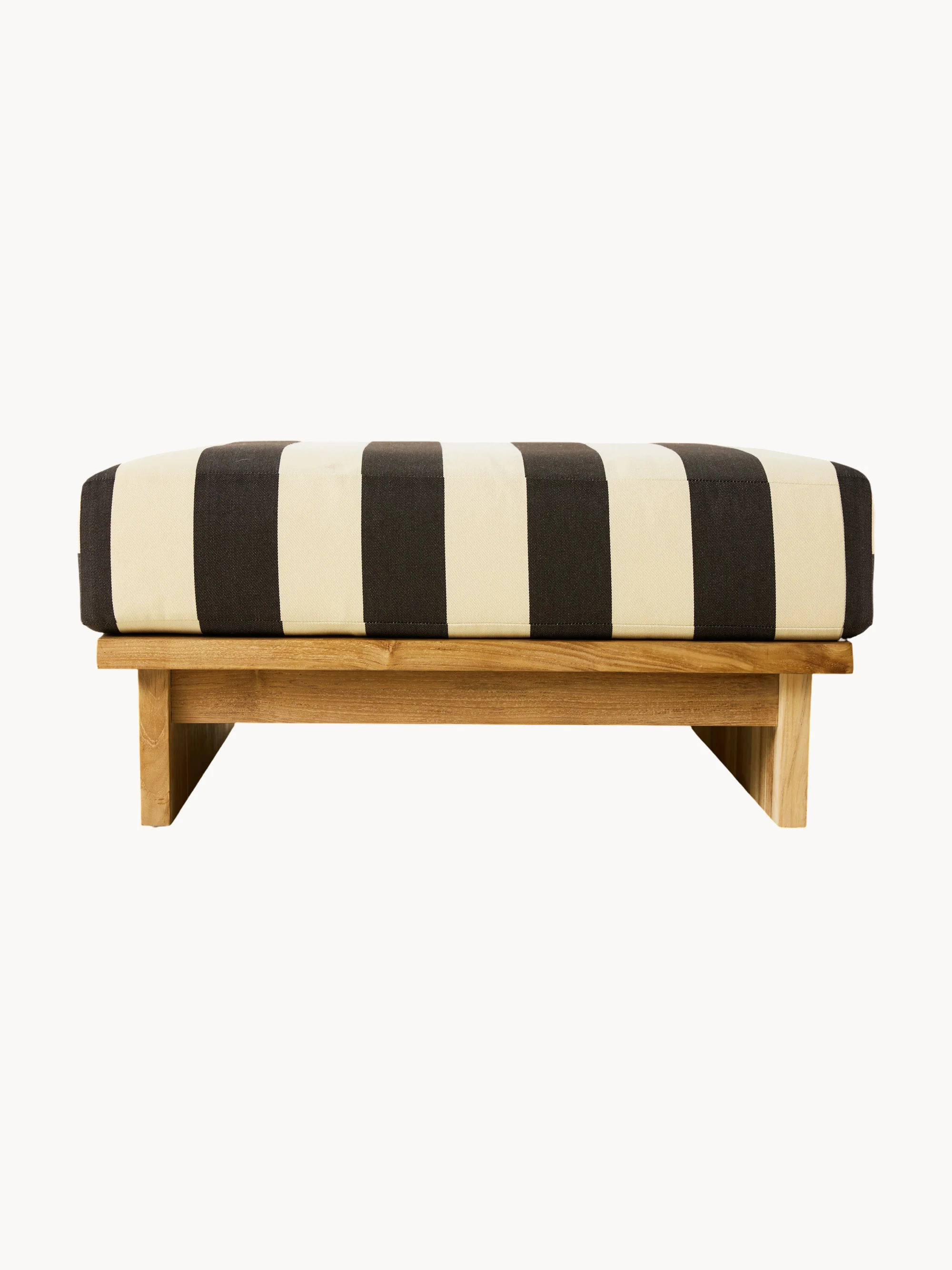 HKliving Stracciatella garden stool made of teak wood