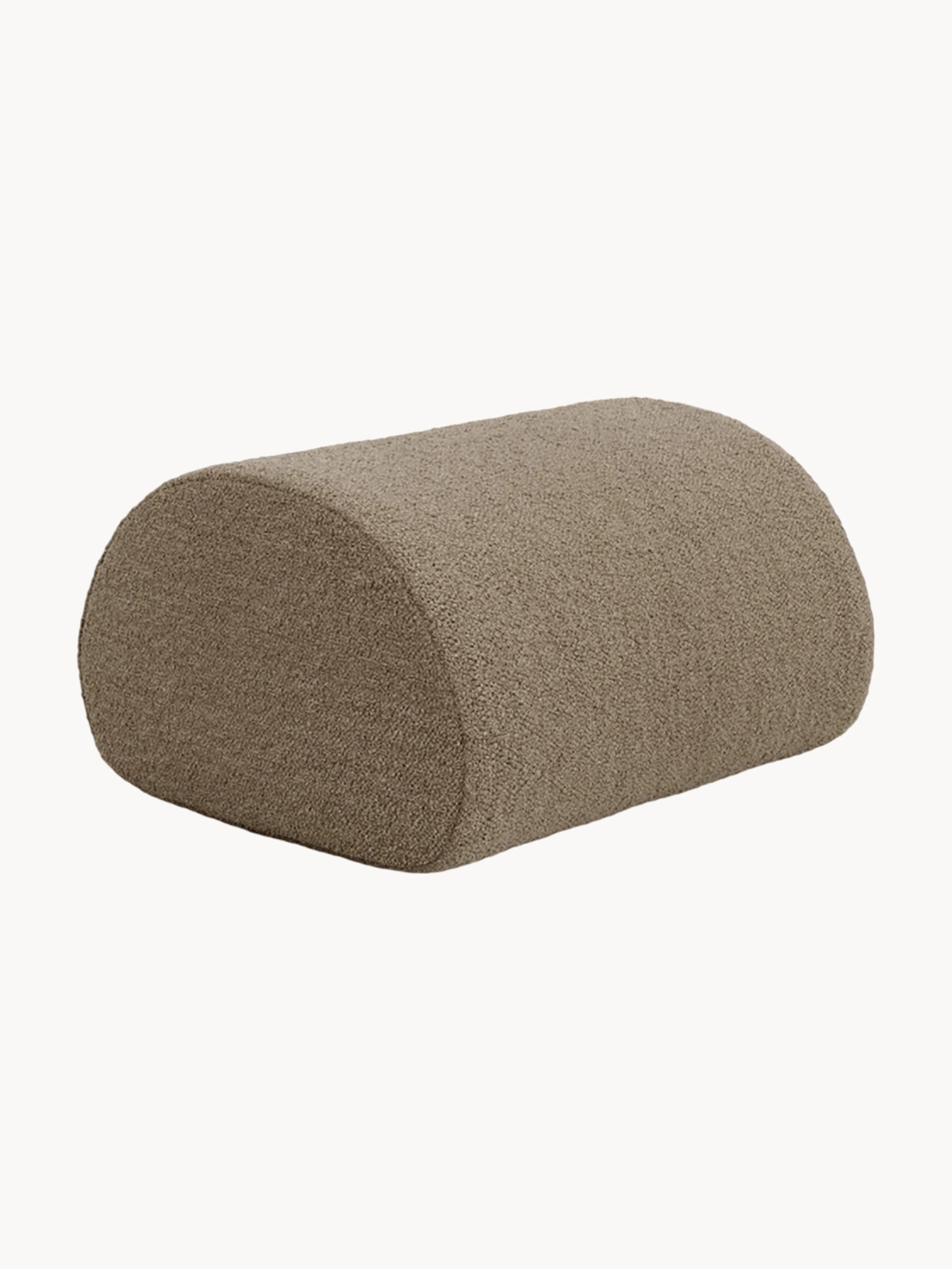 Ferm Living Garden lounge pouf Rouli made of bouclé