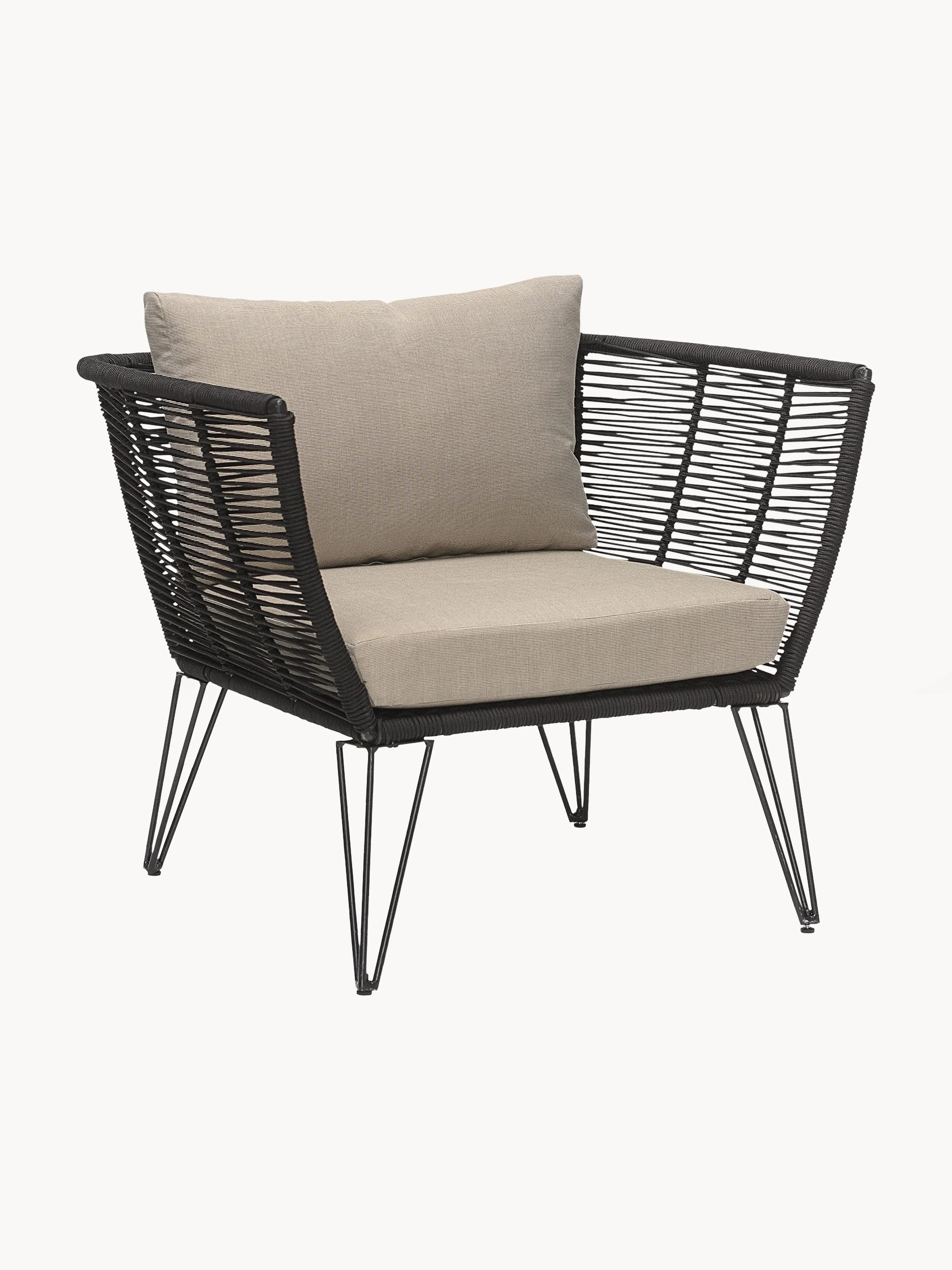 Bloomingville Mundo garden lounge chair with plastic wicker