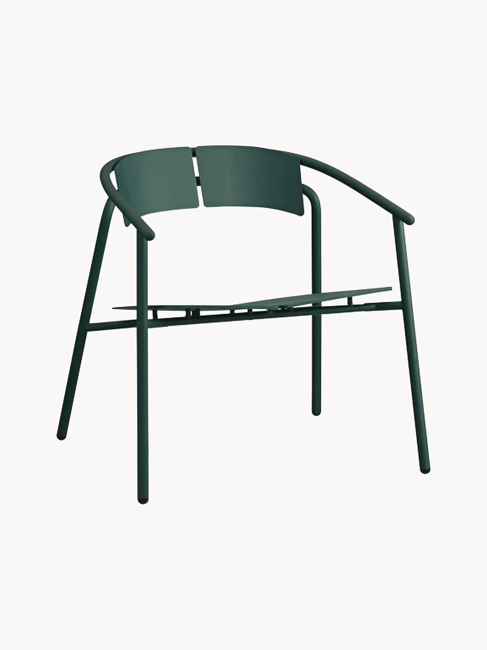 AYTM Novo metal garden lounge chair, Forest green