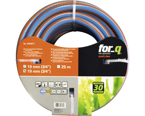 Garden hose for_q profi_line 3/4", 25 m