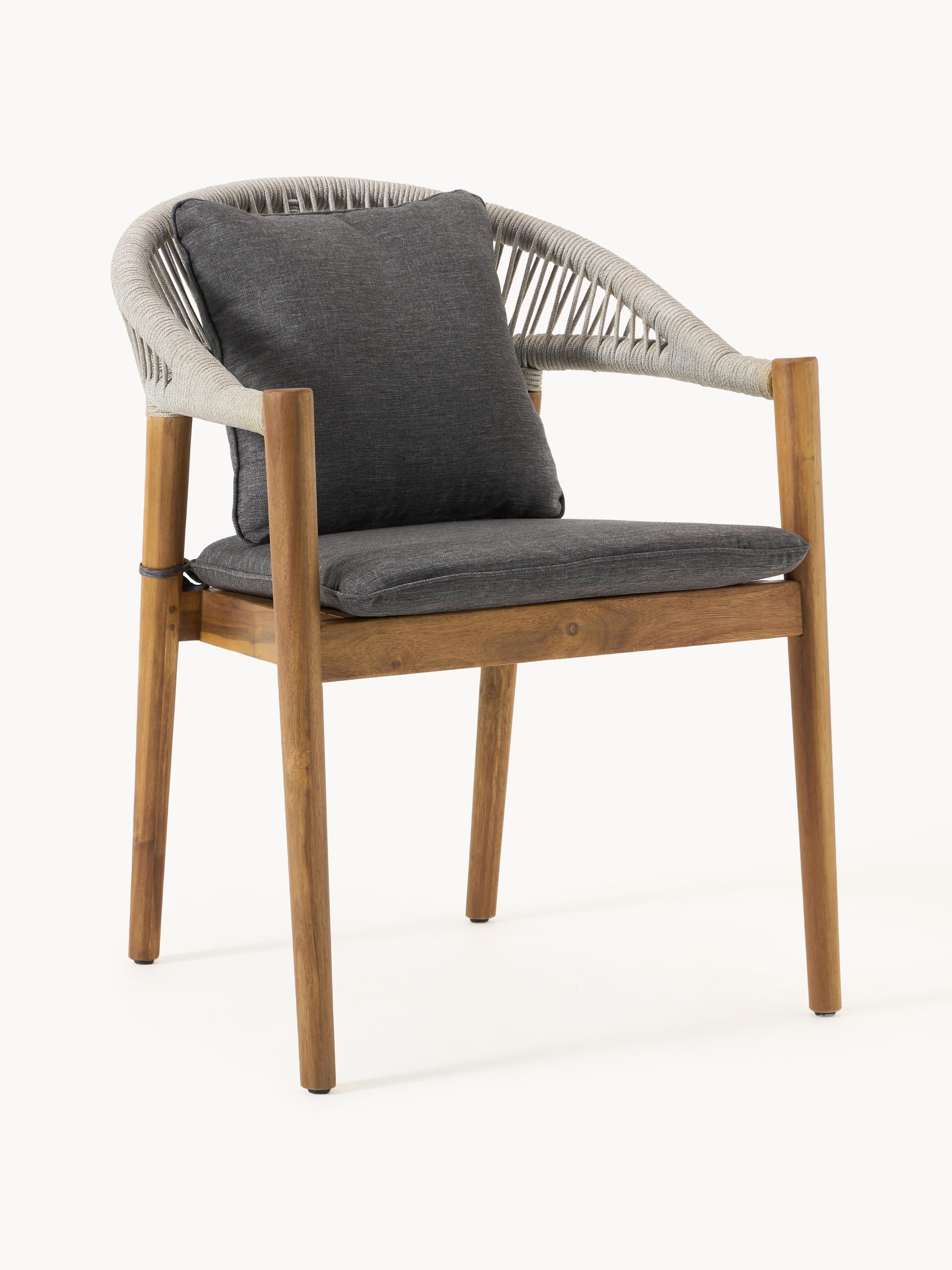 Westwing Collection Marc garden chairs made of acacia wood, set of 2