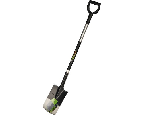 Gardener's spade for_q, D-shaped handle