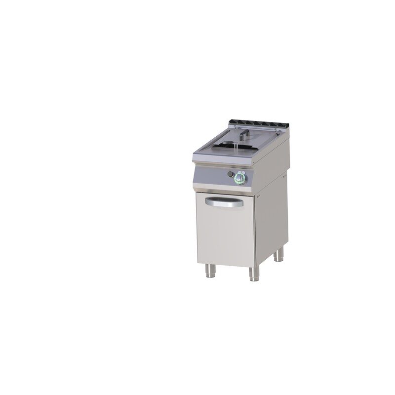 Gas fryer, freestanding or built-in, 17 liters, 400x730x900 mm, 50-190°C, 14 kW