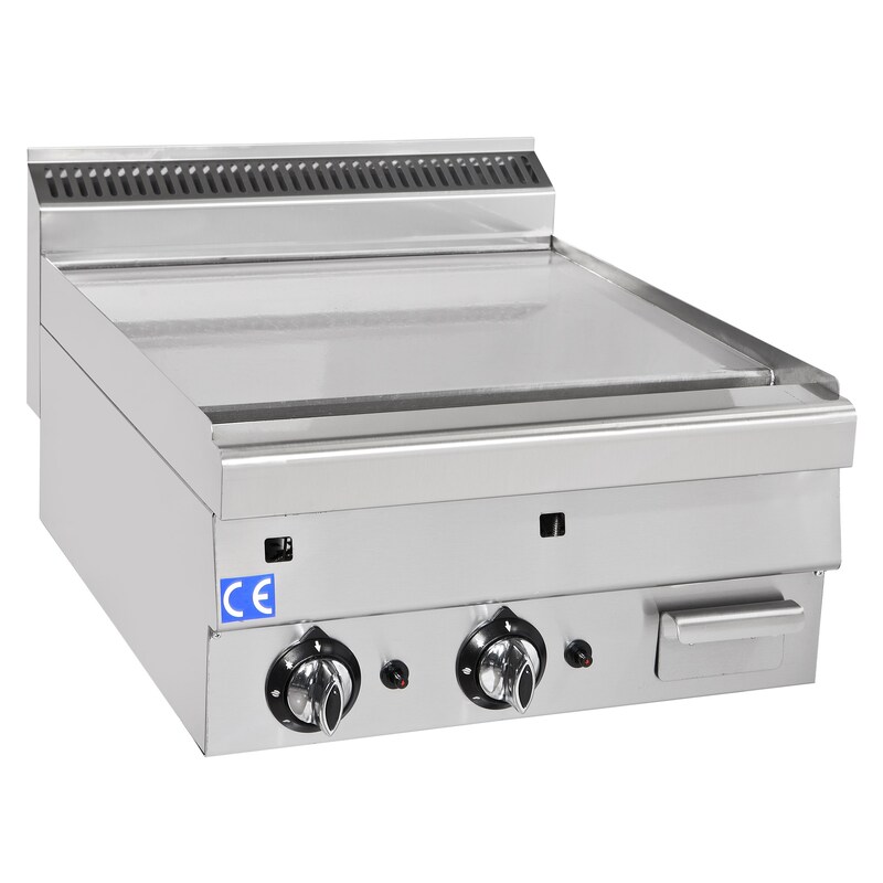 Gas grill plate 600 x 630 mm smooth