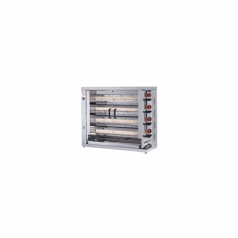 Gas chicken grill with 4 spades 420 eko