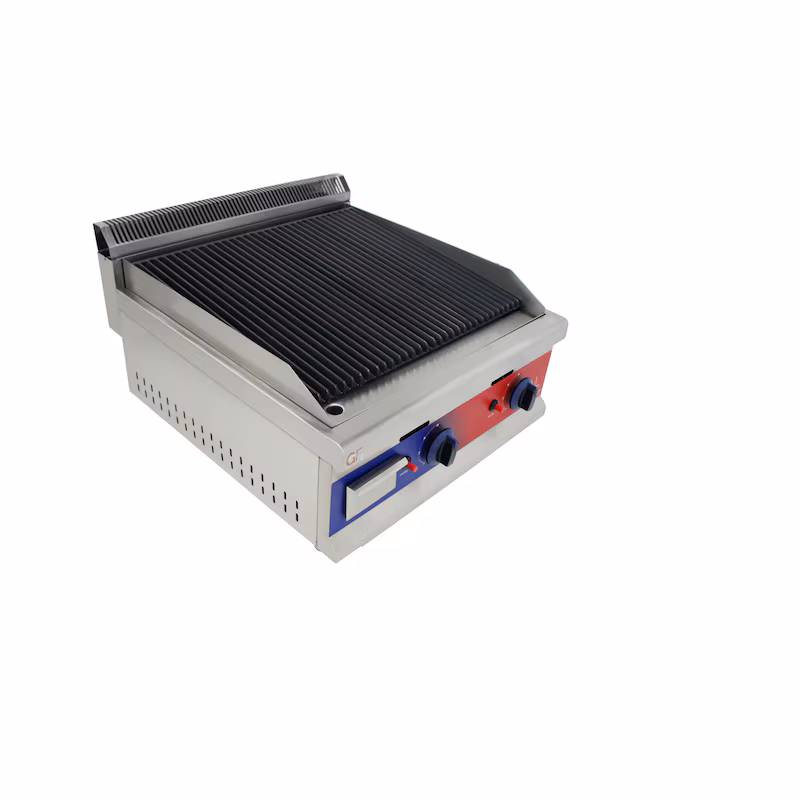 Gasfrit – Gas grill with double lava rock grate 668 x 430 x 270 mm