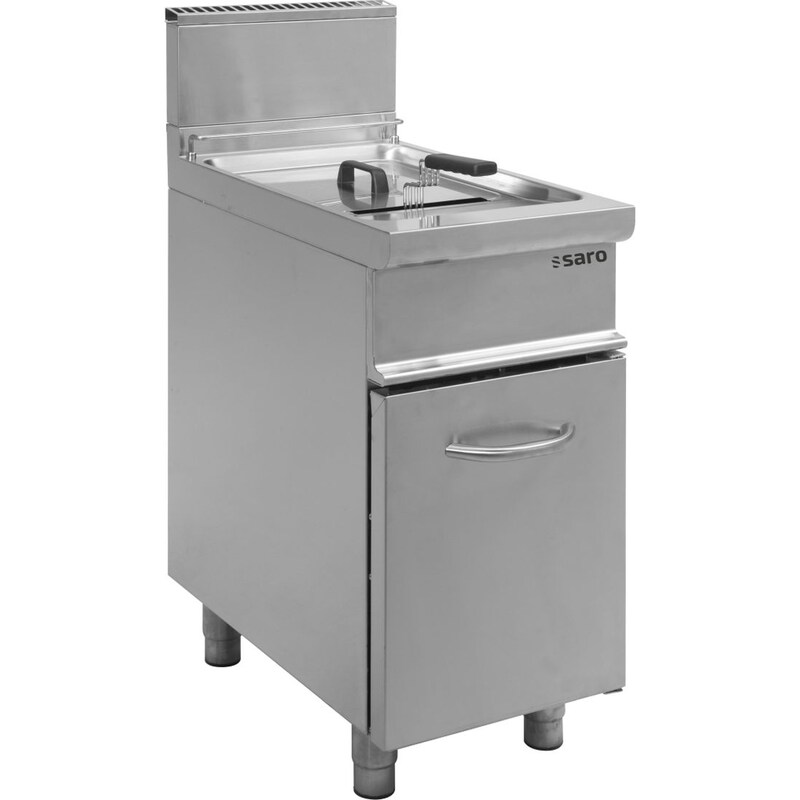 Gas fryer model E7/Flg1V13, dimensions: W 400 x D 700 x H 850