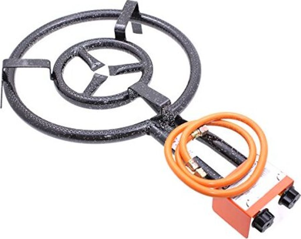 TAMLED 40 cm gas cooker for paella pan with medium pressure hose
