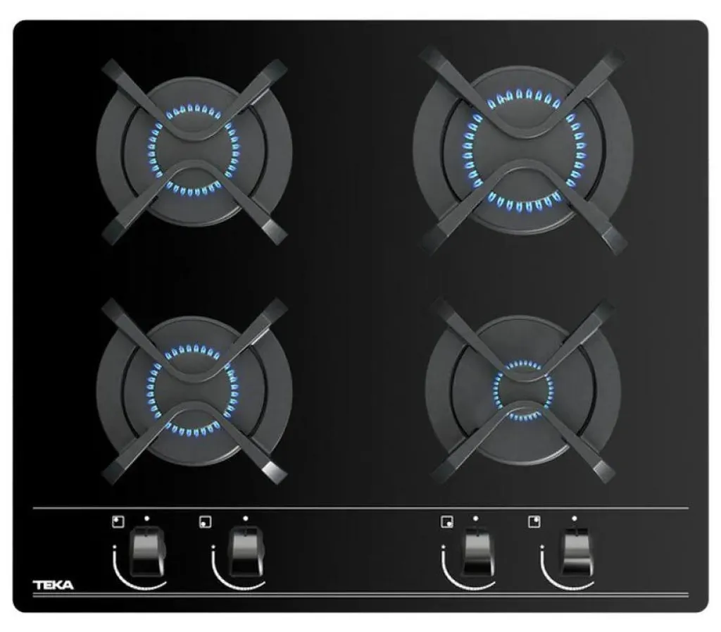 Gas hob Teka GBC64000XB 60 cm Natural gas (4 burners)