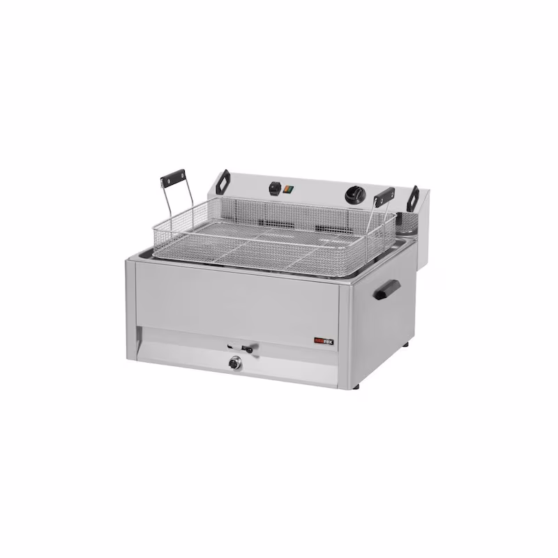 Commercial electric fryer, 30 liters, 670x650x370 mm, 1 basket