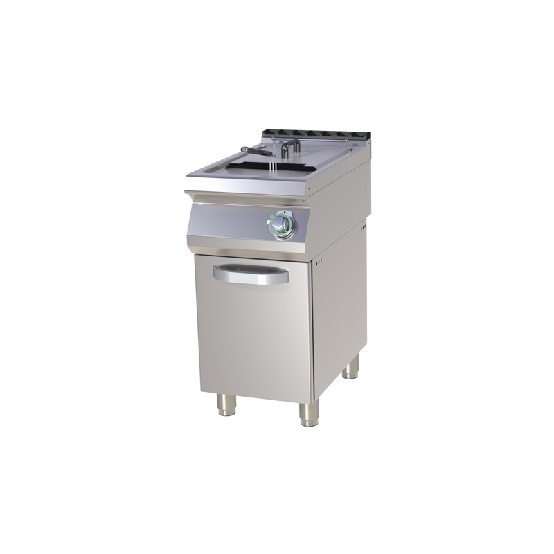 Commercial electric fryer, freestanding or built-in, 17 liters, 400x730x900 mm, 50-190°C, 13.5 kW