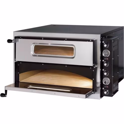 Commercial pizza oven, 2 chambers, electric, 9.6 kW