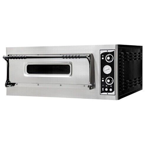 Commercial pizza oven, oven for pizza and tarte flambée, 400V, 975 x 1220 x 415mm, 1 chamber