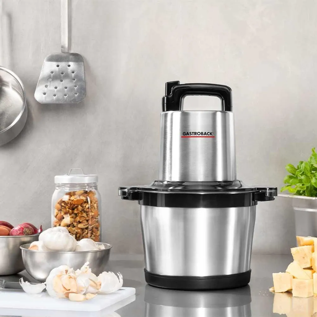 Gastroback 40966, 5 l, 4100 RPM, stainless steel, stainless steel, stainless steel, buttons