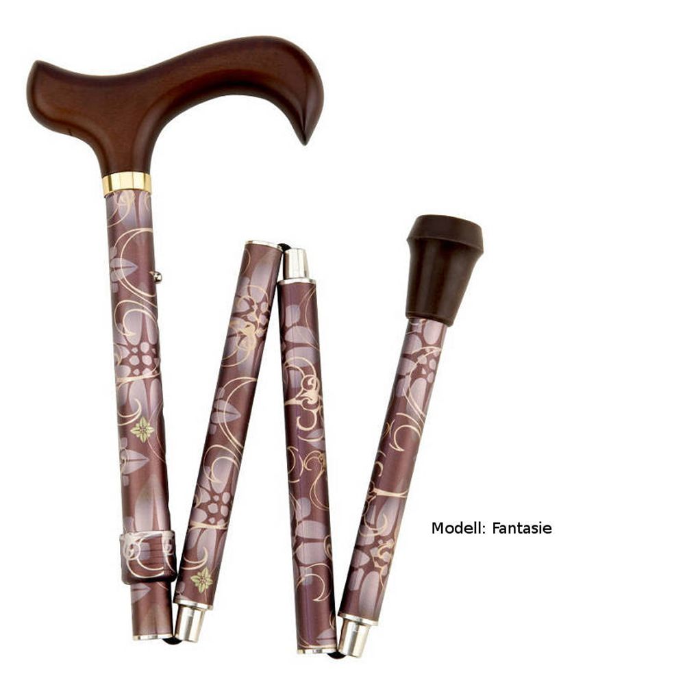 Gastrock Deluxe slim folding cane for women 1 St