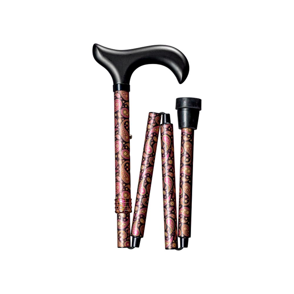 Gastrock walking stick deluxe slim folding stick Paisley 1 St