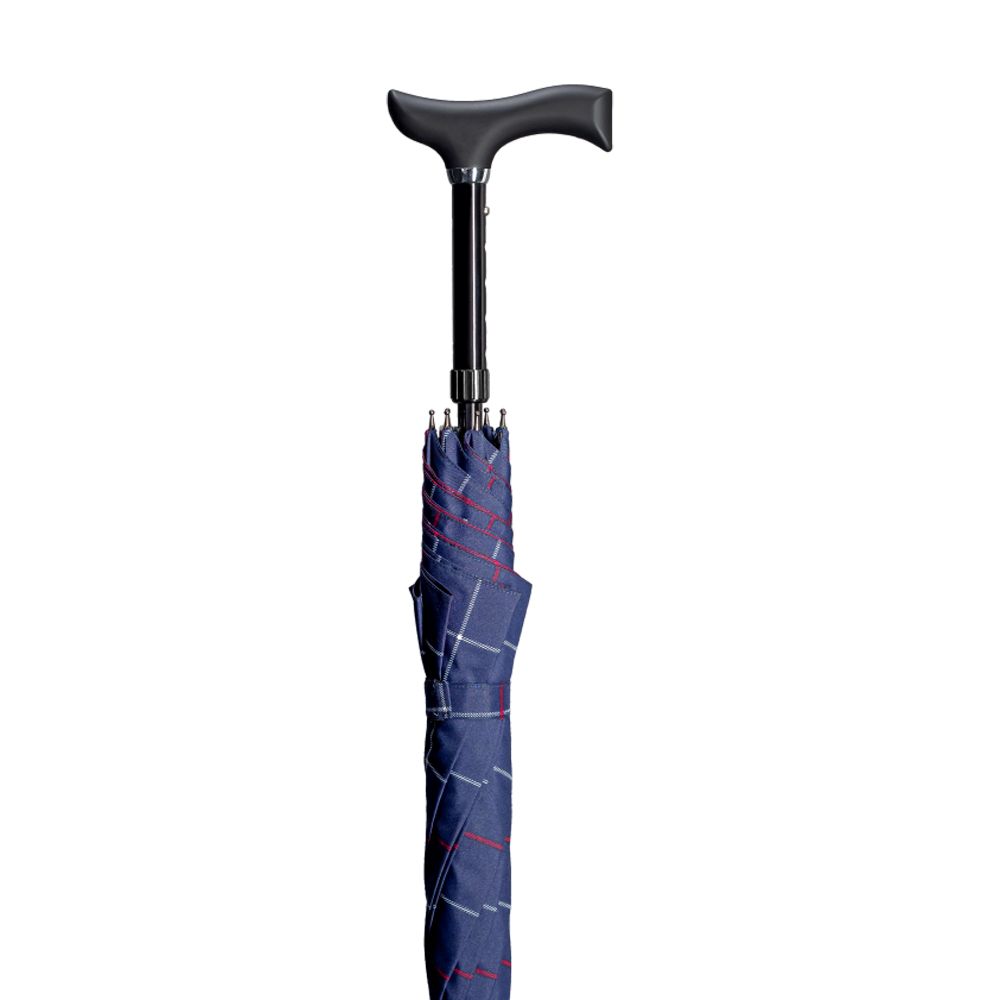 Gastrock Gas skirt support umbrella Stepbrella checkered blue 1 St