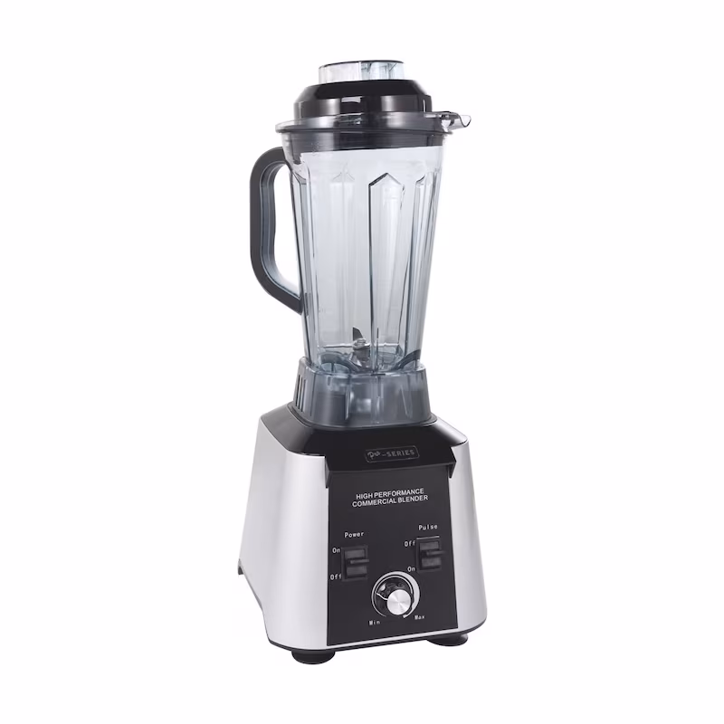 GastroHero Blender ECO3 – Professional stand mixer for smoothies, shakes & cocktails – 2-liter container, continuously variable speed control, 230V, stainless steel housing