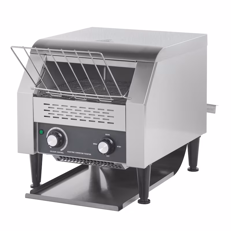 GastroHero Conveyor Toaster 130 slices/hour Stainless Steel Commercial Toaster Breakfast Buffet