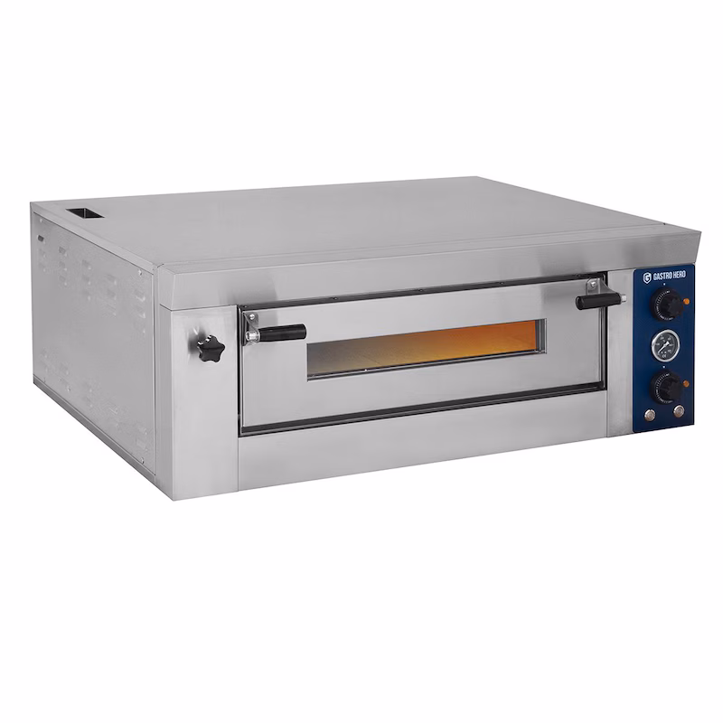 GastroHero Pizza Oven ECO with 1 baking chamber with firebrick floor 1100 x 835 x 405 mm