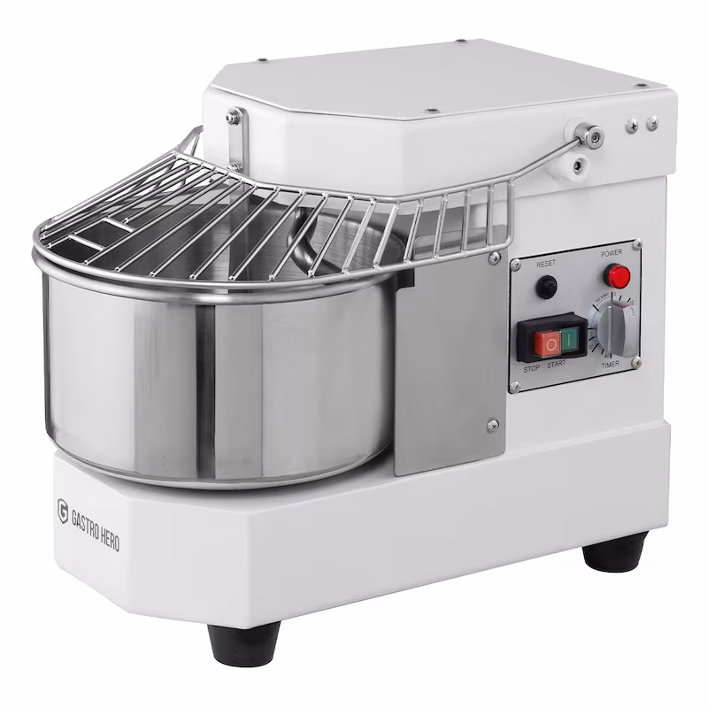 GastroHero Dough Kneading Machine ECO 8 – 8 Liters, 230 V, Fixed Head, Compact & Ideal for Pizzerias