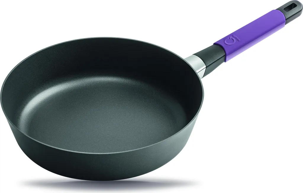 Gastrolux Squalit glass ceramic high-sided frying pan - 28cm - Violet 30228V