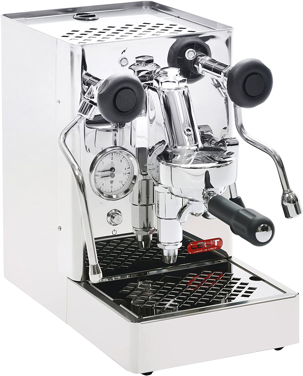 Lelit Mara PL62S Professional Coffee Maker with E61 Group for Espresso Cover, Cappuccino Stainless Steel Case, Stainless Steel, 2 Litres, Silver