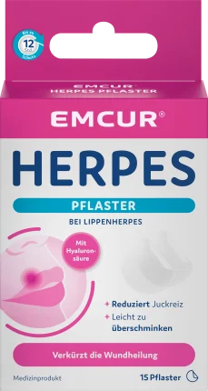 EMCUR cold sore patches, 15 pcs