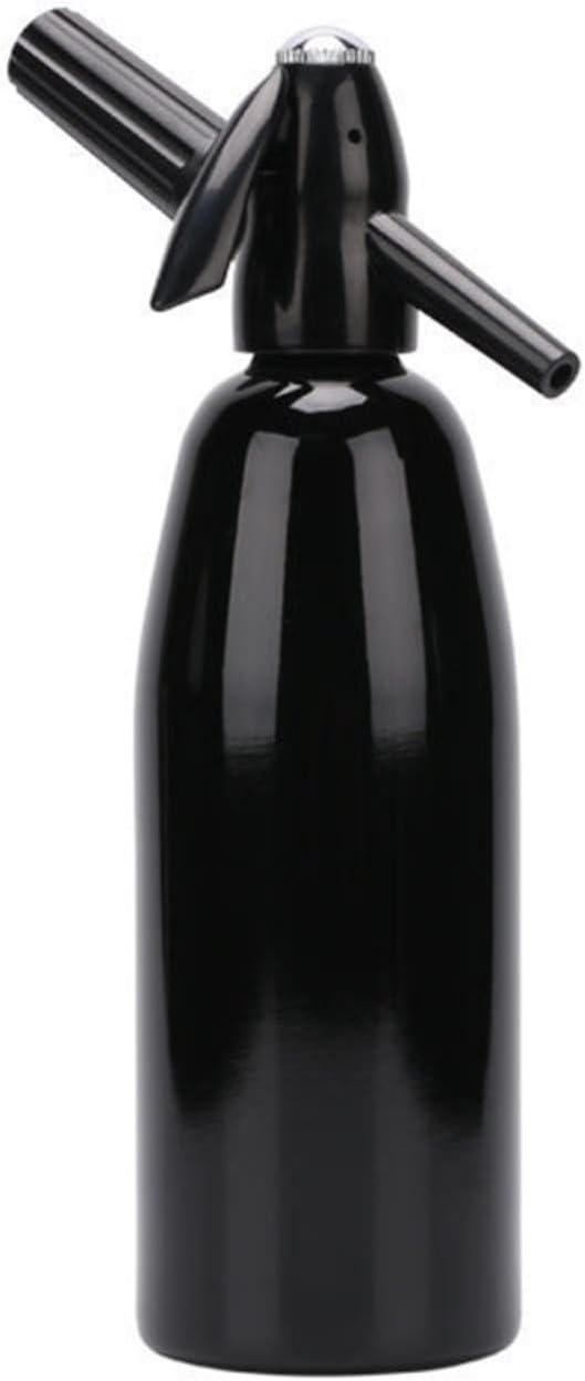 UTTASU Multifunctional Carbonated Water Machine for Soda and Sparkling Water with Compact Design, Soda Siphon, Soda Maker Bottle (Black)