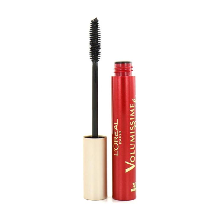 L'Oréal Paris L\'Oréal Paris Mascara, mascara, 3x more volume and strong eyelashes, clearly defined eyelashes, additional suppleness, royal make-up look, Volumissime Royale, No. 01 Black, 1 x 7.5 ml
