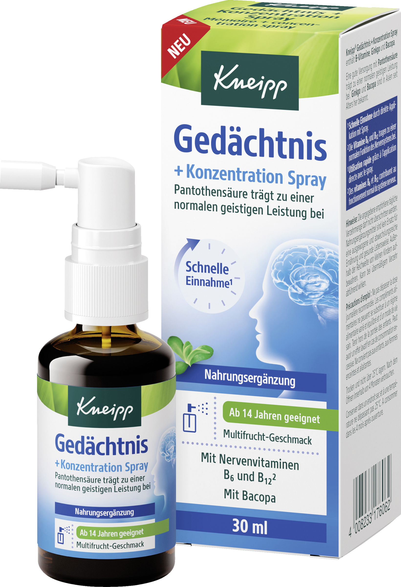 Kneipp Memory concentration spray