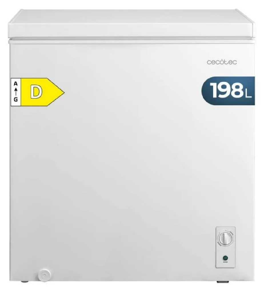 Cecotec Bolero CoolMarket Chest 198M 198 L White Freezer D