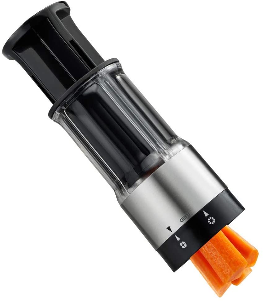 GEFU Flexicut 13421 Vegetable Cutter - Chopper for Vegetables and Fruit - Stainless Steel Cutter with Centring Insert
