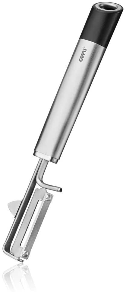 Gefu Primeline 29201 Peeler - Stainless Steel Peeler for Fruit and Vegetables - Professional Cutlery for Peeling with Cutter