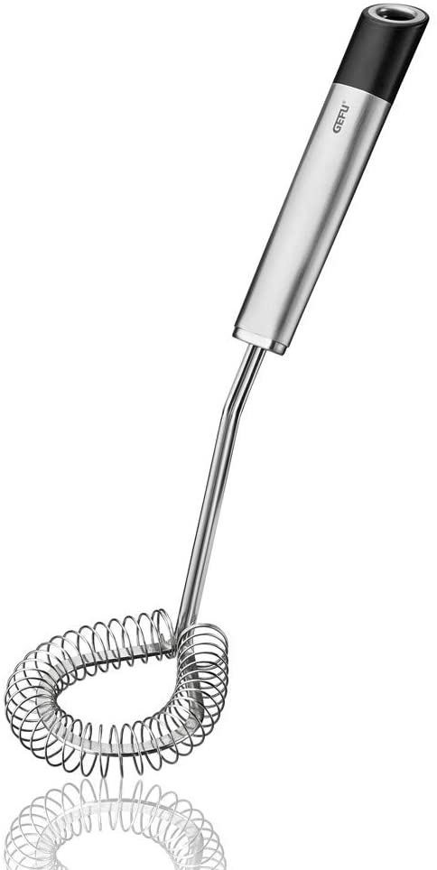 Gefu GF29208 Whisk Spiral Whisk, Primeline, Stainless Steel, Silver/Black