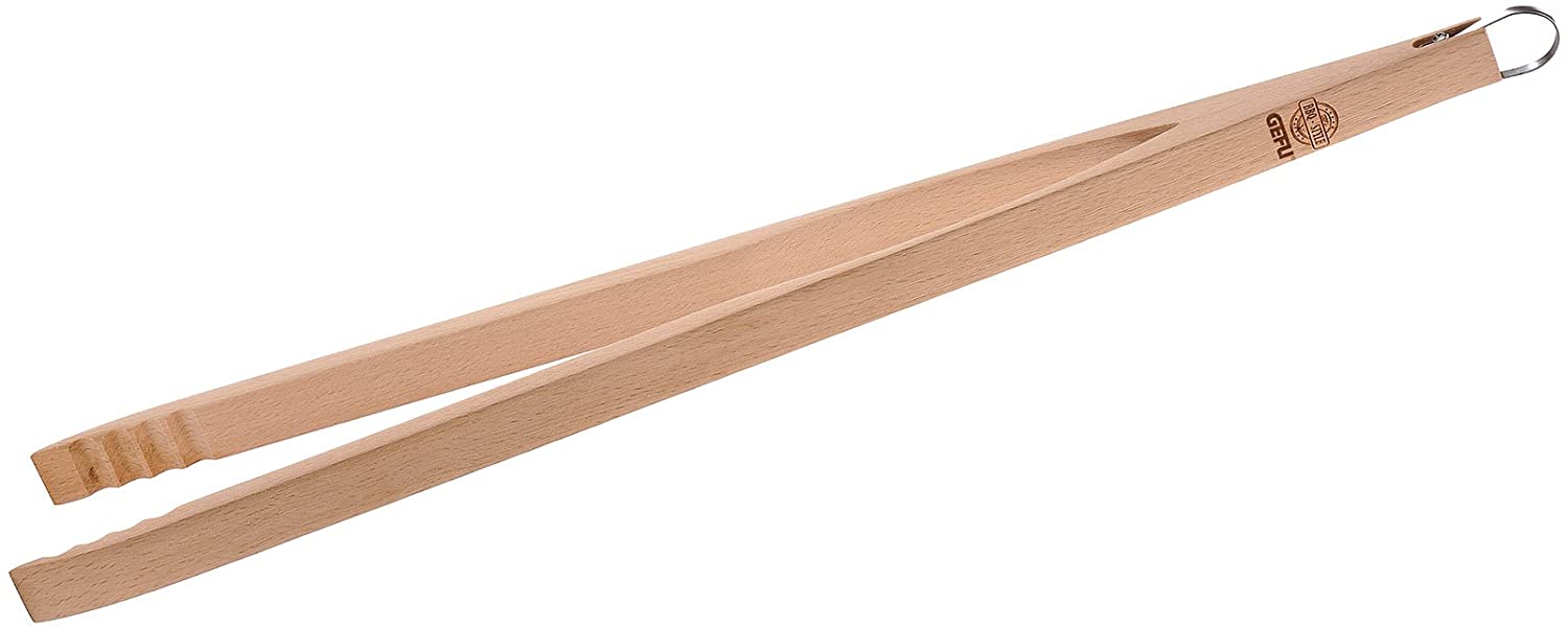 Gefu 89202 Barbecue Tongs Wood 48 cm