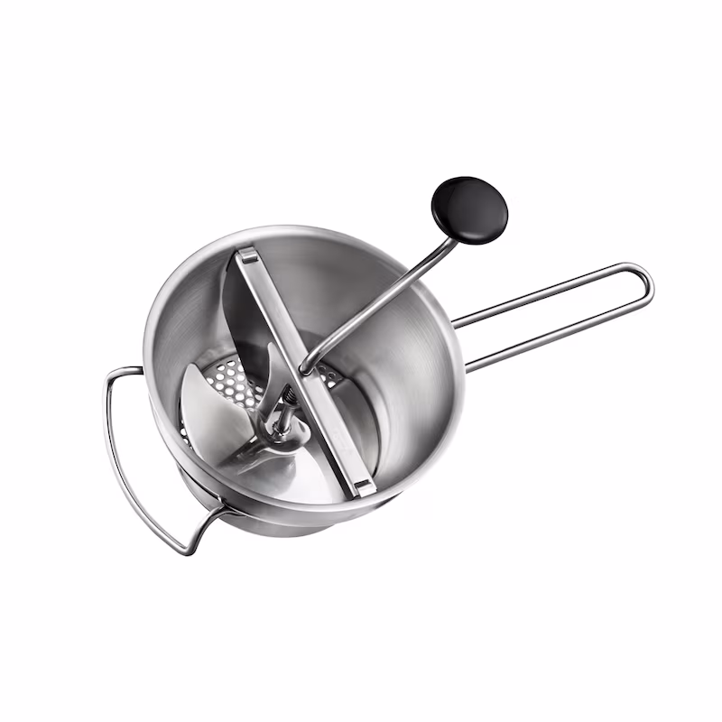 GEFU 89210 Flotte Lotte Multifunctional Food Mill Set incl. 3 Perforated Discs