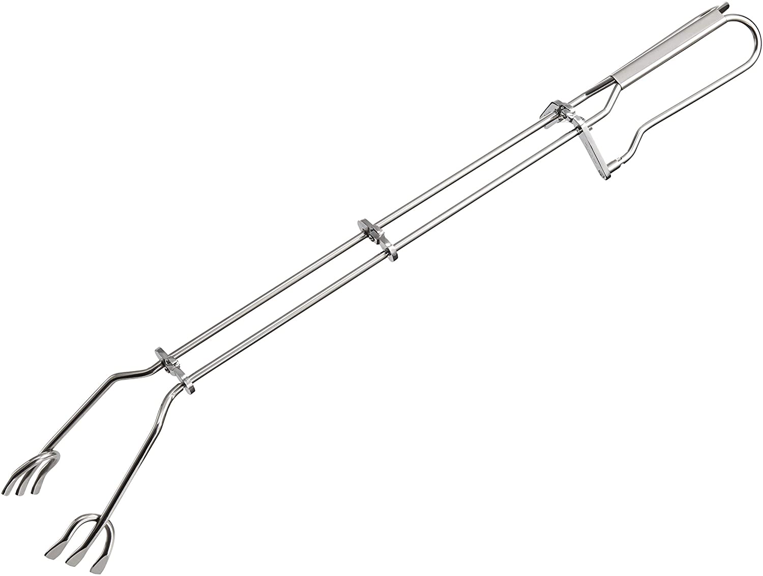 Gefu BBQ Barbecue Tongs, Dishwasher-Safe, Stainless Steel, 53 cm, 89244