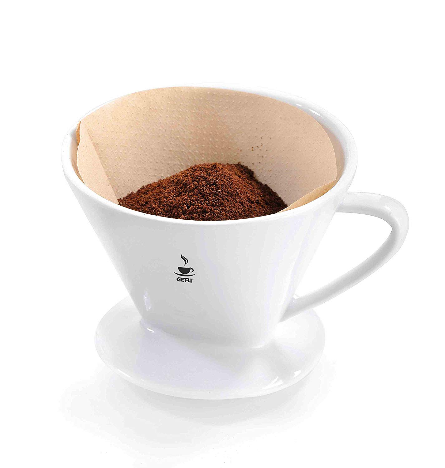 Gefu Coffee Filter Sandro, Porcelain, Extended Nozzle Size 101 16025