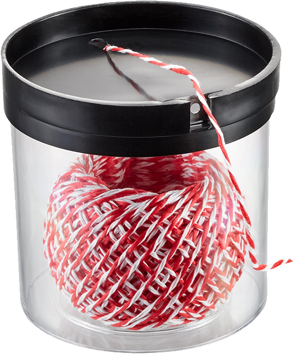 Gefu Cord Speaker Filio Sausage and Bacon Yarn Yarn, Cotton, Cord Storage Container Box Plastic Length 50 m 11010