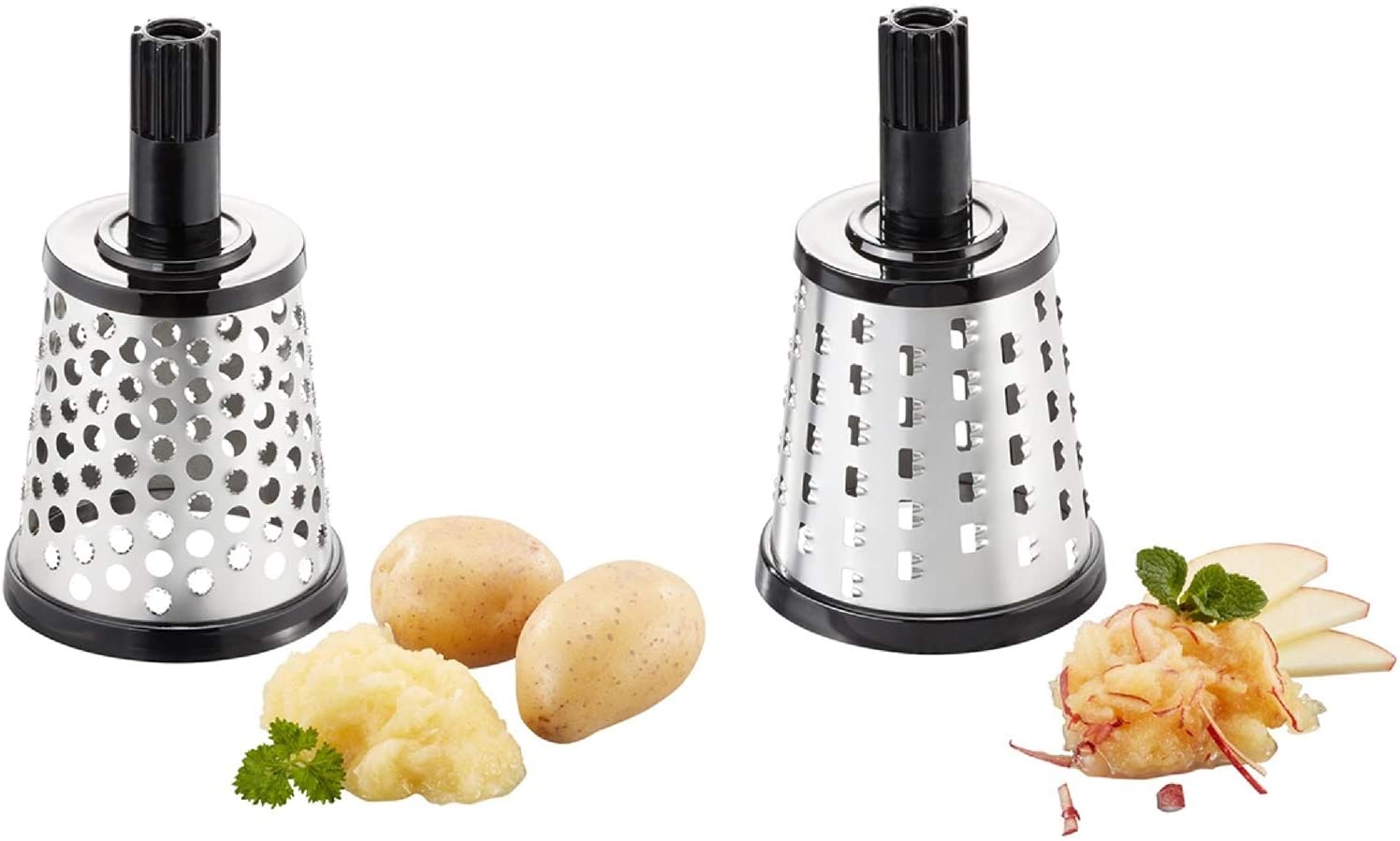 GEFU Cutting Drum Set Transforma Slicer Rasp Cheese Grater