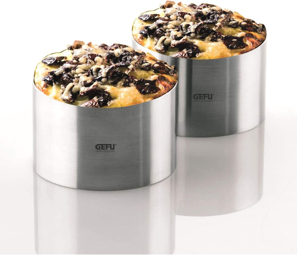 GEFU Forma Dessert and Starter Rings Set of 2